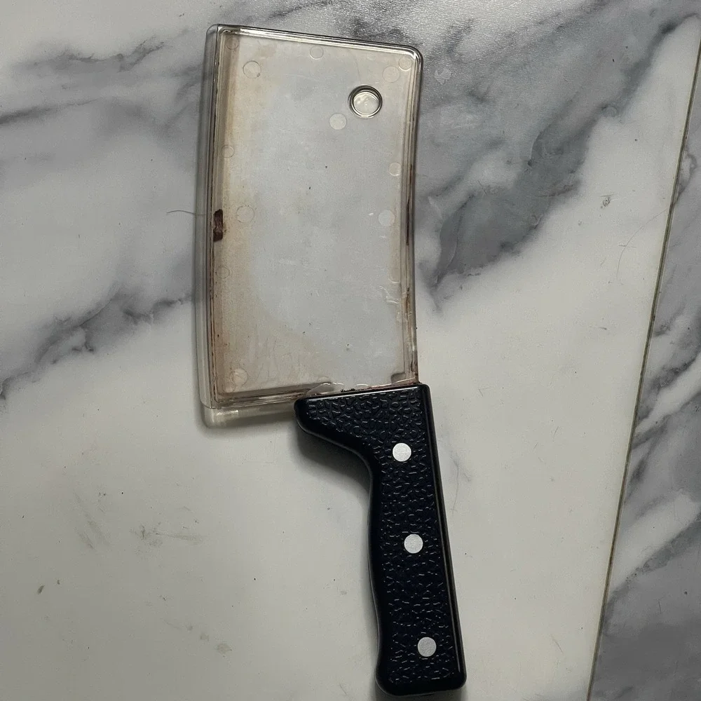 Halloween Fake Meat Cleaver 35cm Plastic Fancy‎ Dress Costume Prop